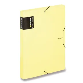 PP-Box mit Gummi A4 PASTELINI gelb